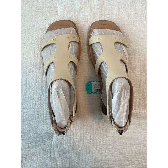 LUCKY BRAND Women's Nayda T-Strap Gladiator Flat Sandals NEW - Picture 5 of 7